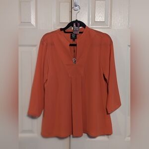 5/$25 Bobeau Women's Top  V-Neck 3/4 Sleeve